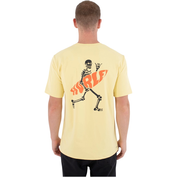 2026 Hurley Herre Regular Flamengue Kortærmet Lycra-vest MLEU00007 - Nectarine